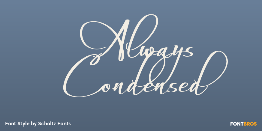 Always Condensed Poster