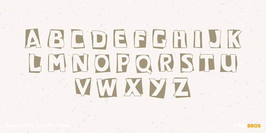 Amaboxi Font Poster #2