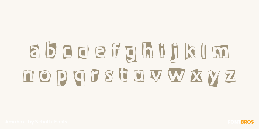 Amaboxi Font Poster #3