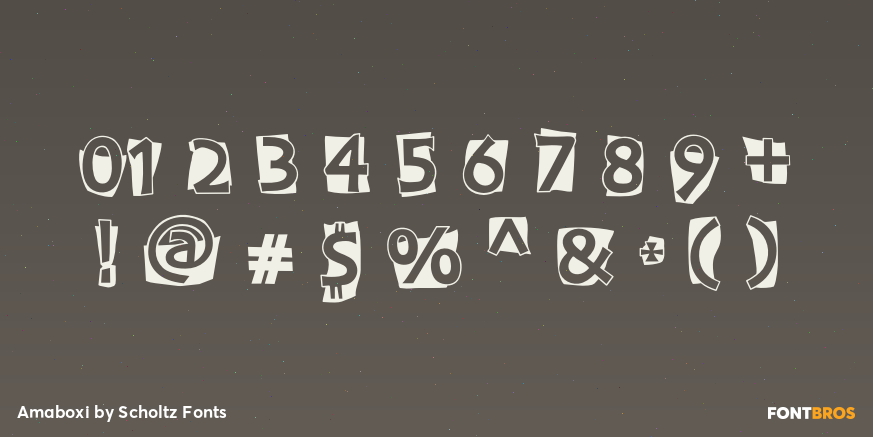 Amaboxi Font Poster #4