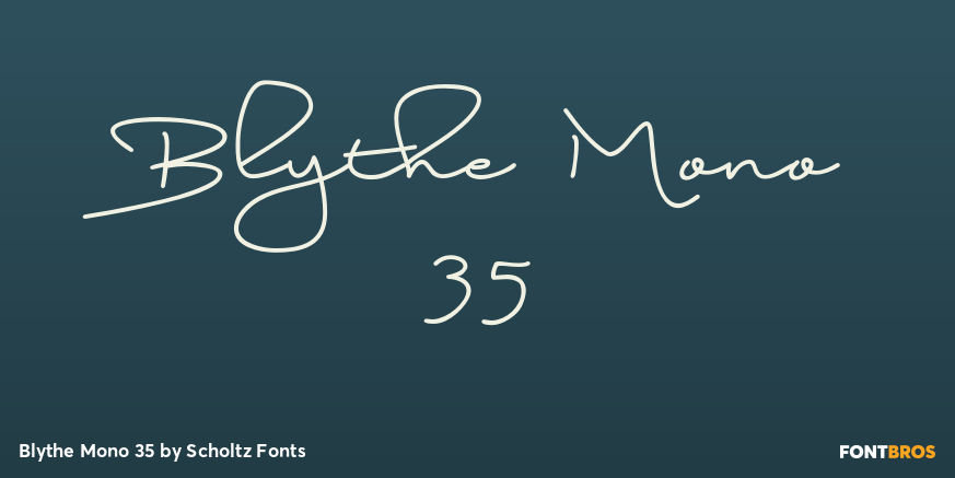 Blythe Mono 35 Poster