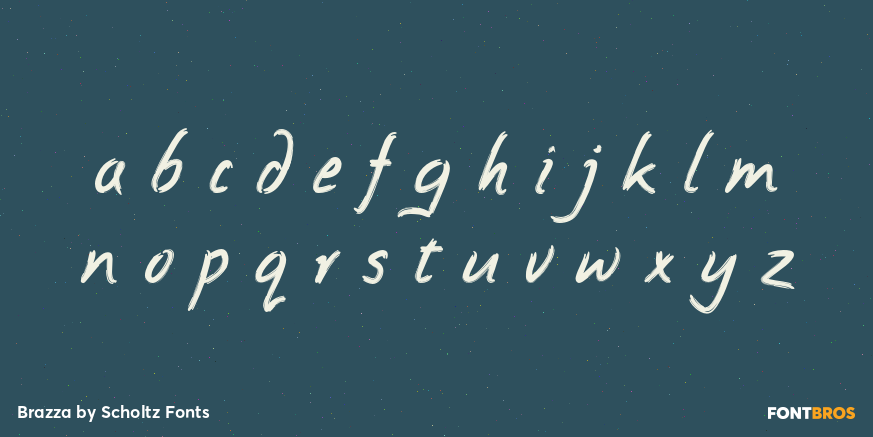 Brazza Font Poster #3