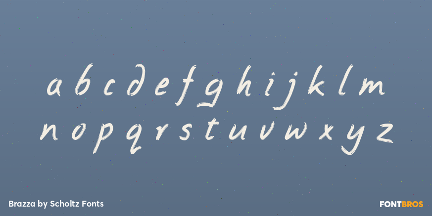 Brazza Font Poster #3