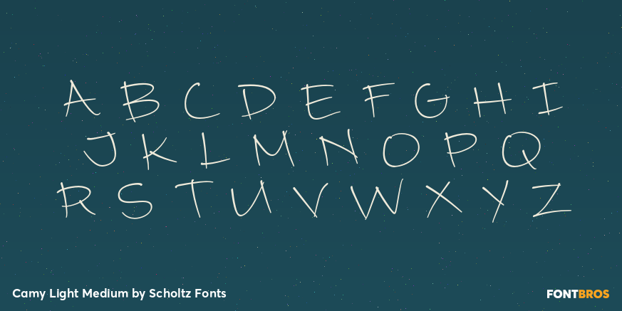 Camy Light Medium Font Poster #2