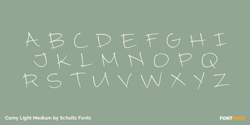 Camy Light Medium Font Poster #1