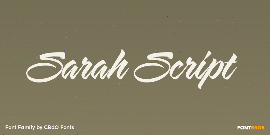 Sarah Script Poster