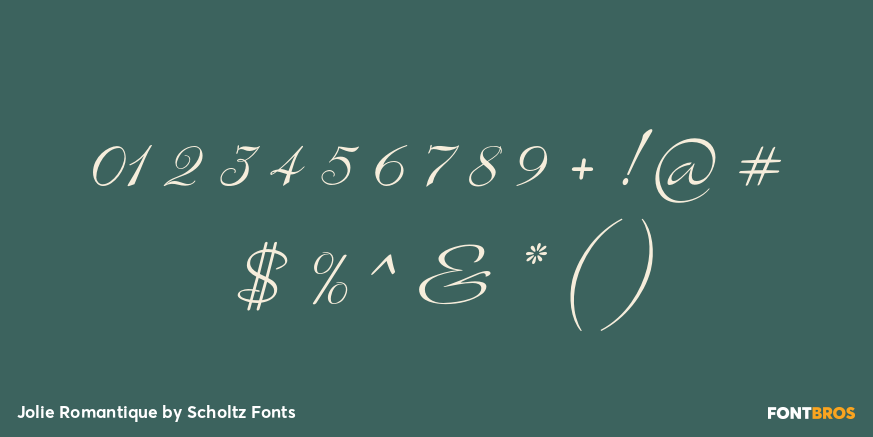 Jolie Romantique Font Poster #1