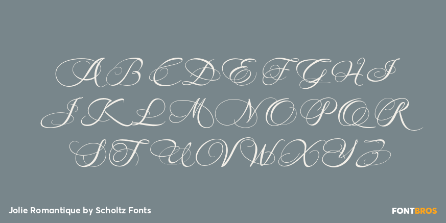 Jolie Romantique Font Poster #2