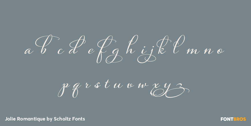 Jolie Romantique Font Poster #3