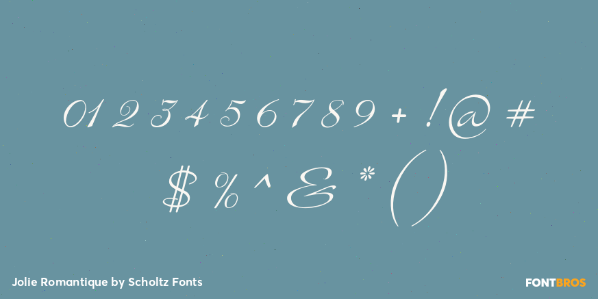 Jolie Romantique Font Poster #4