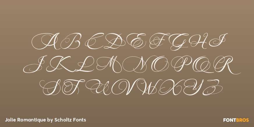 Jolie Romantique Font Poster #1