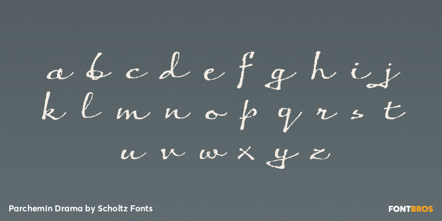 Parchemin Drama Font Poster #3