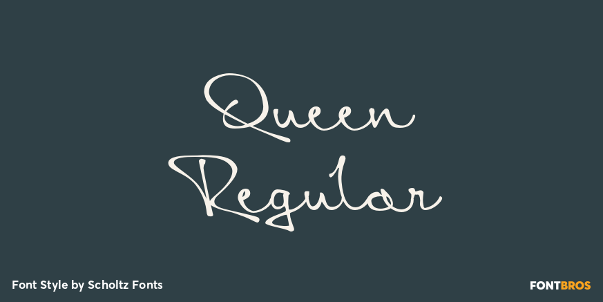 Queen Regular Font Poster #1