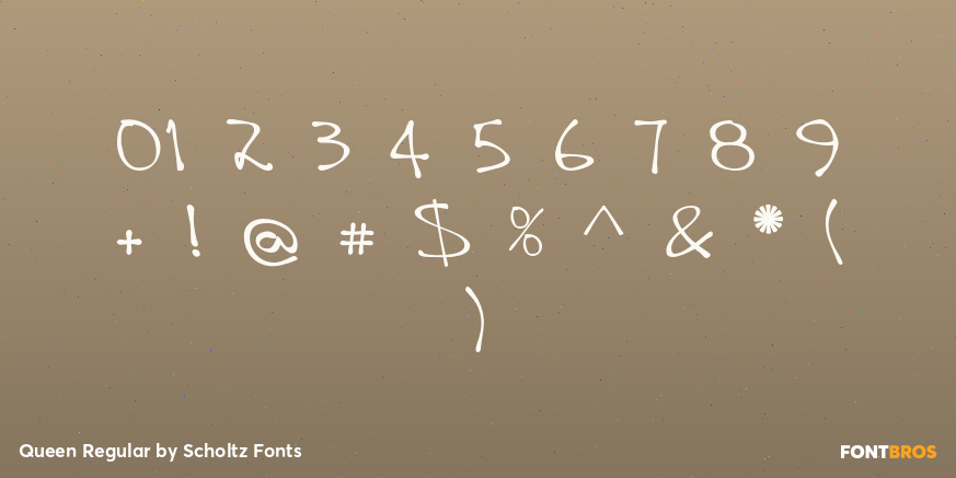 Queen Regular Font Poster #1