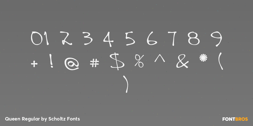 Queen Regular Font Poster #4