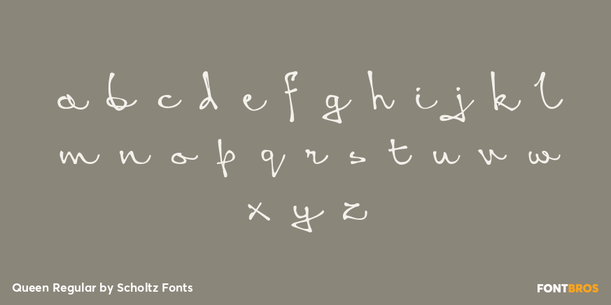 Queen Regular Font Poster #1