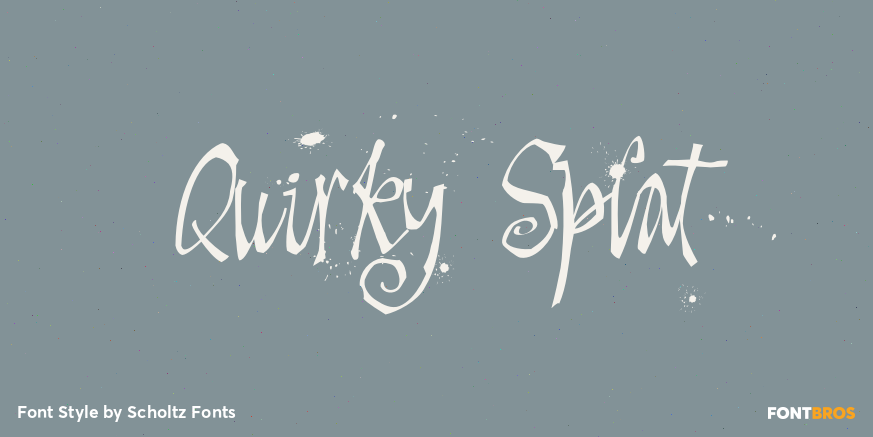 Quirky Splat Poster