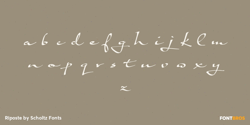 Riposte Font Poster #1