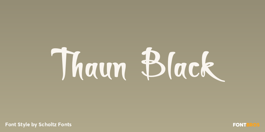 Thaun Black Poster