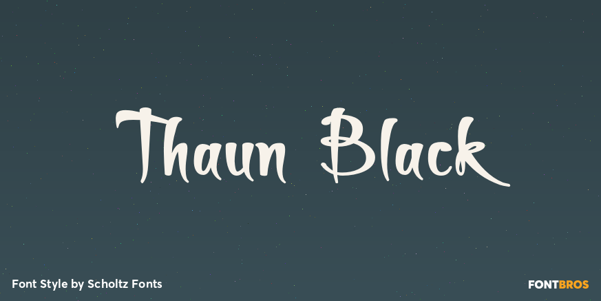 Thaun Black Poster