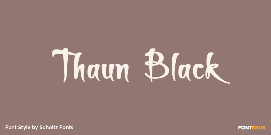 Thaun Black Poster