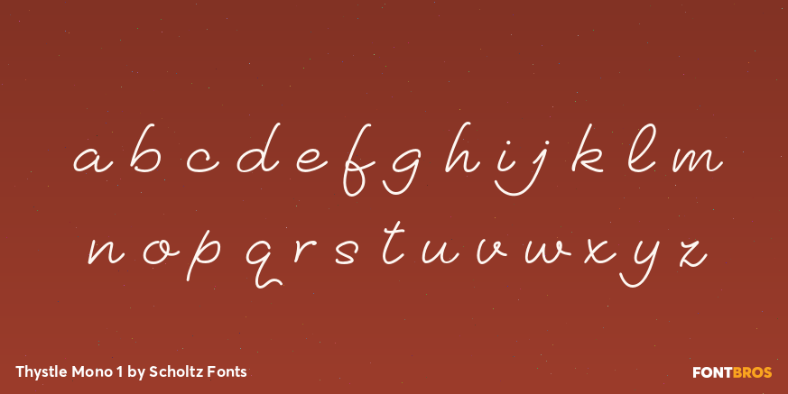 Thystle Mono 1 Font Poster #3