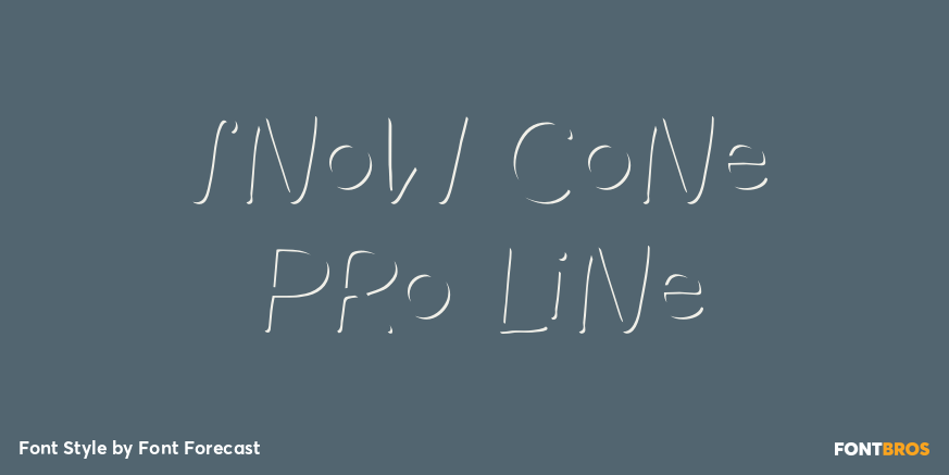 Snow Cone Pro Line Poster