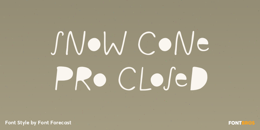 Snow Cone Pro Closed Poster