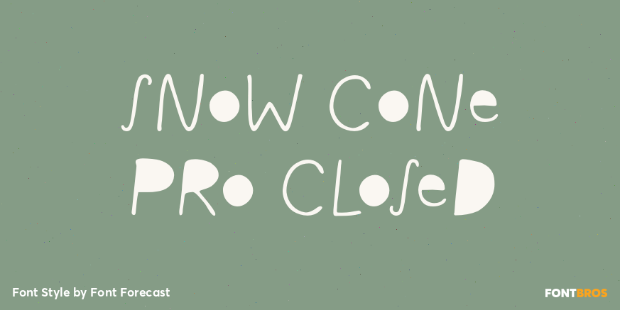 Snow Cone Pro Closed Poster