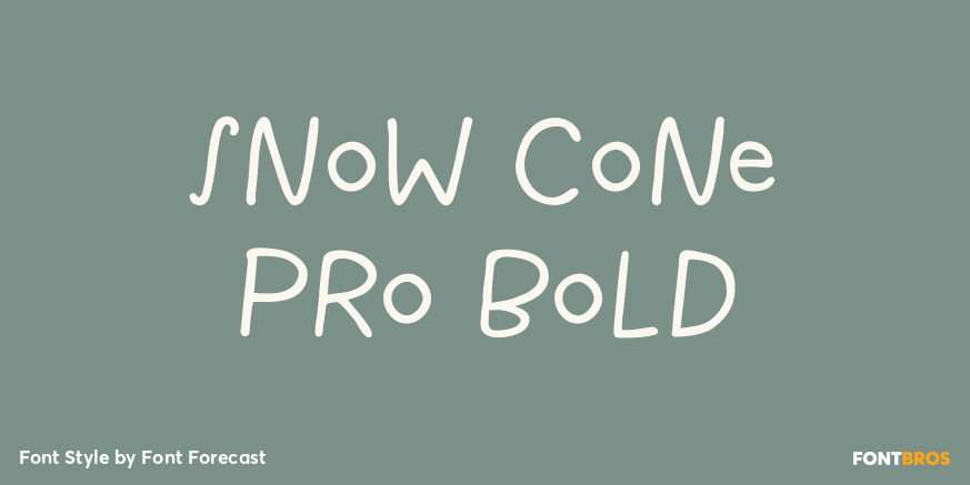 Snow Cone Pro Bold Poster