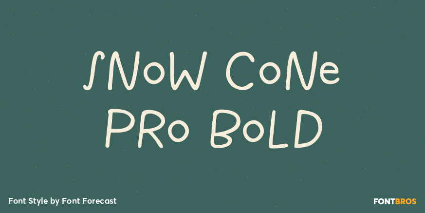 Snow Cone Pro Bold Poster
