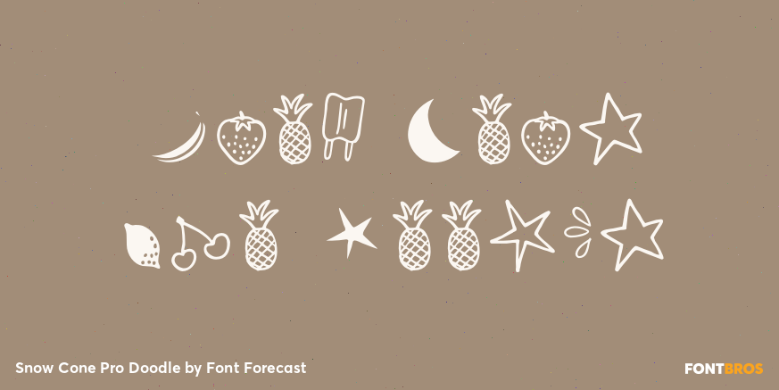 Snow Cone Pro Doodle Poster