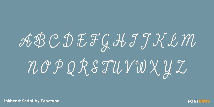 Inkheart Script Font Poster #2