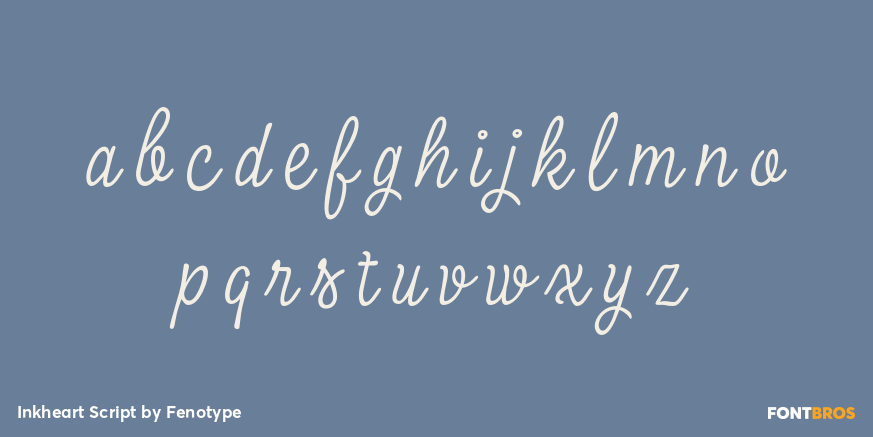 Inkheart Script Font Poster #3