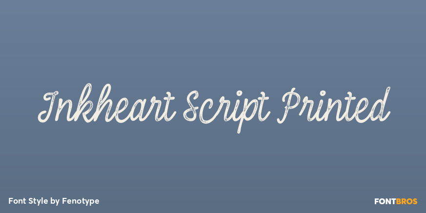 Inkheart Script Printed Poster