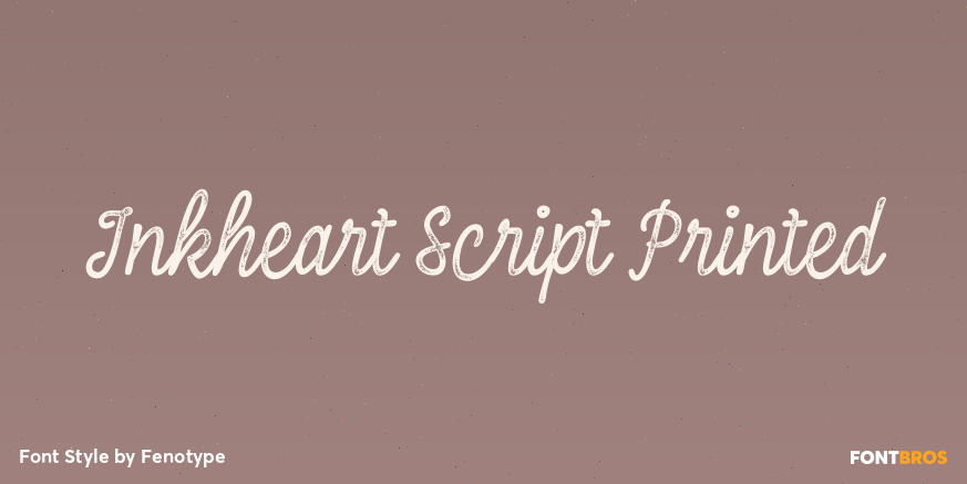 Inkheart Script Printed Poster