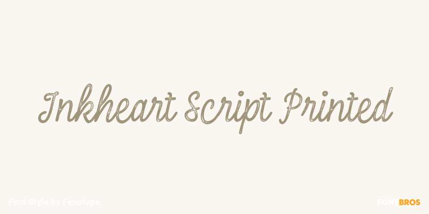 Inkheart Script Printed Poster