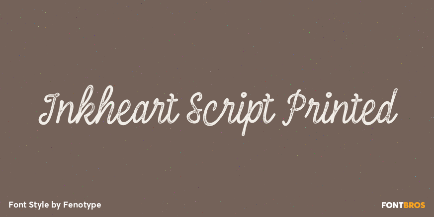Inkheart Script Printed Poster