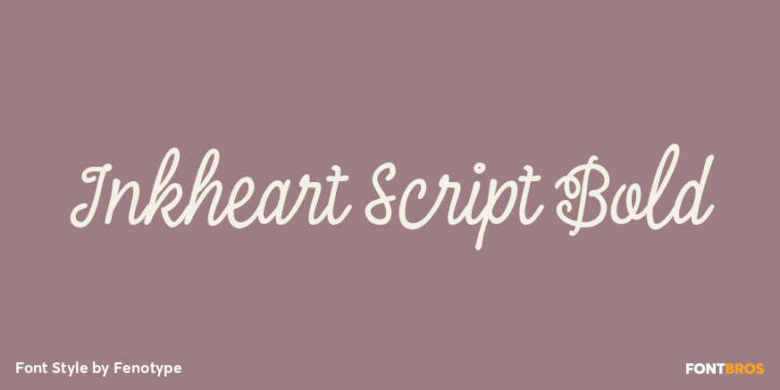 Inkheart Script Bold Poster
