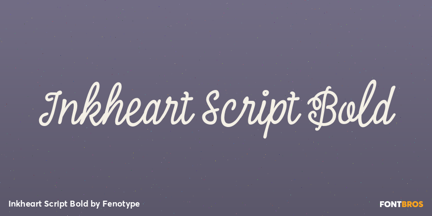 Inkheart Script Bold Poster