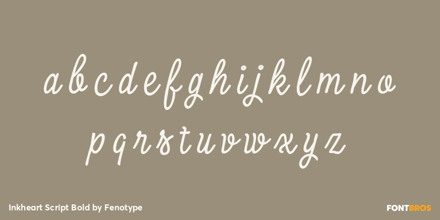 Inkheart Script Bold Font Poster #3