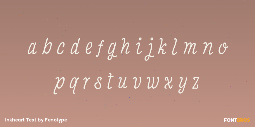 Inkheart Text Font Poster #3