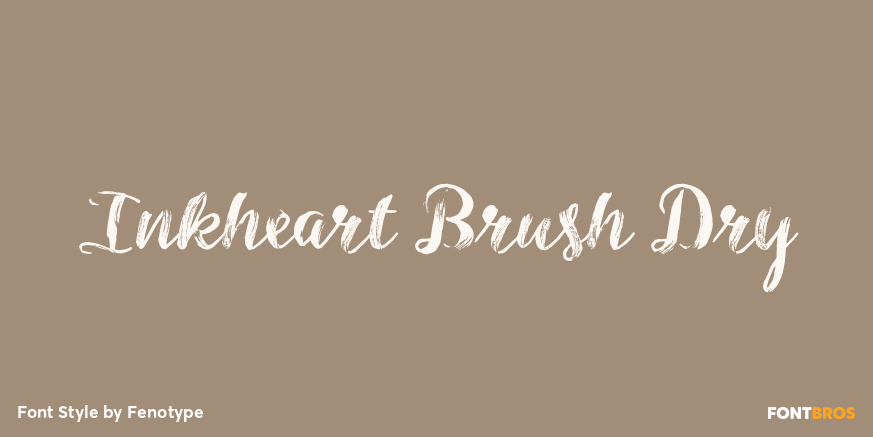 Inkheart Brush Dry Poster