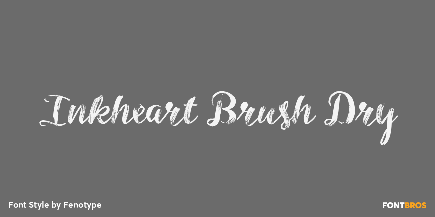 Inkheart Brush Dry Poster