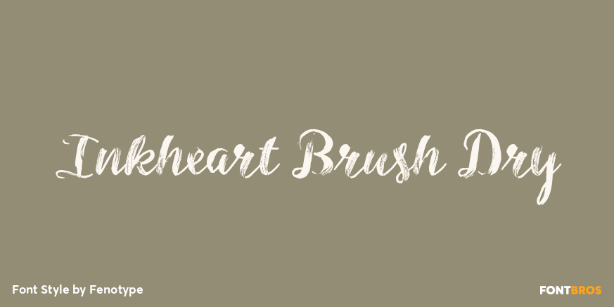 Inkheart Brush Dry Poster