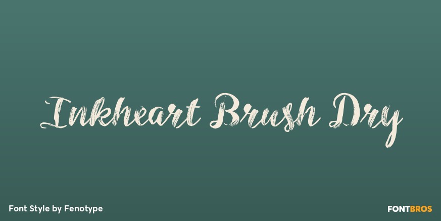 Inkheart Brush Dry Poster