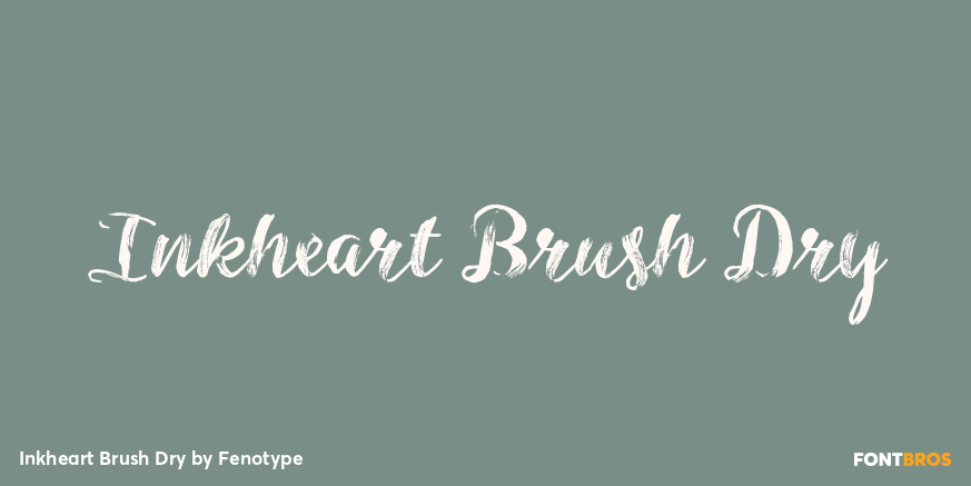 Inkheart Brush Dry Poster