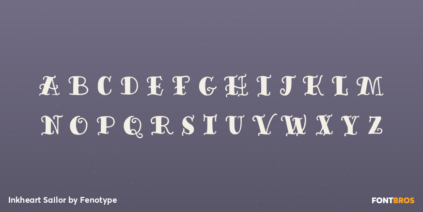 Inkheart Sailor Font Poster #3
