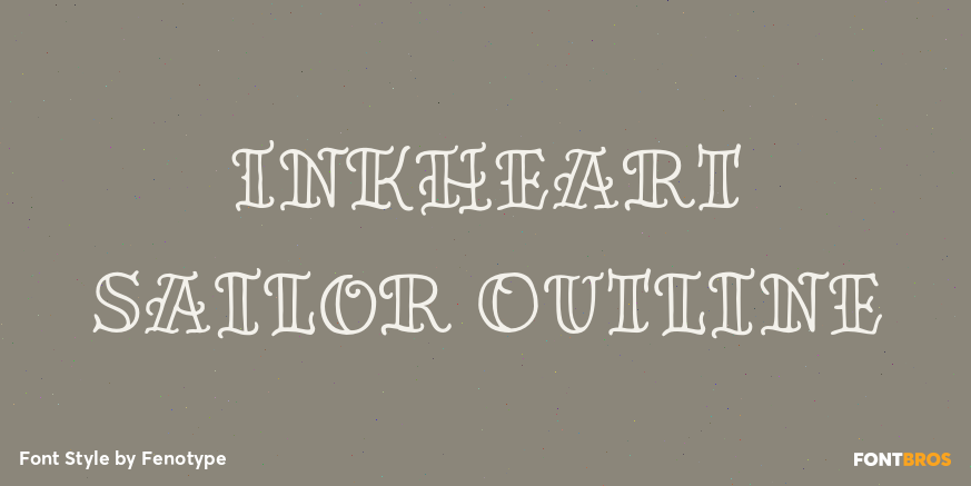 Inkheart Sailor Outline Poster