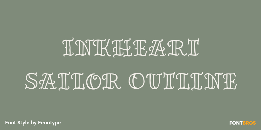 Inkheart Sailor Outline Poster